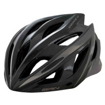 BRN WEAVE II LIGHT casco bici da corsa nero/grigio